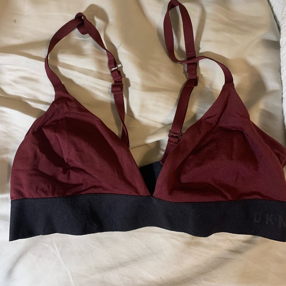 DKNY MAROON BRALETTE